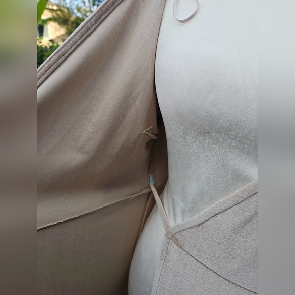 BALTICBORN velvet wrap Deep V Neck Velvet Prom Dress Short Sleeves Long Brides M - Picture 5 of 16